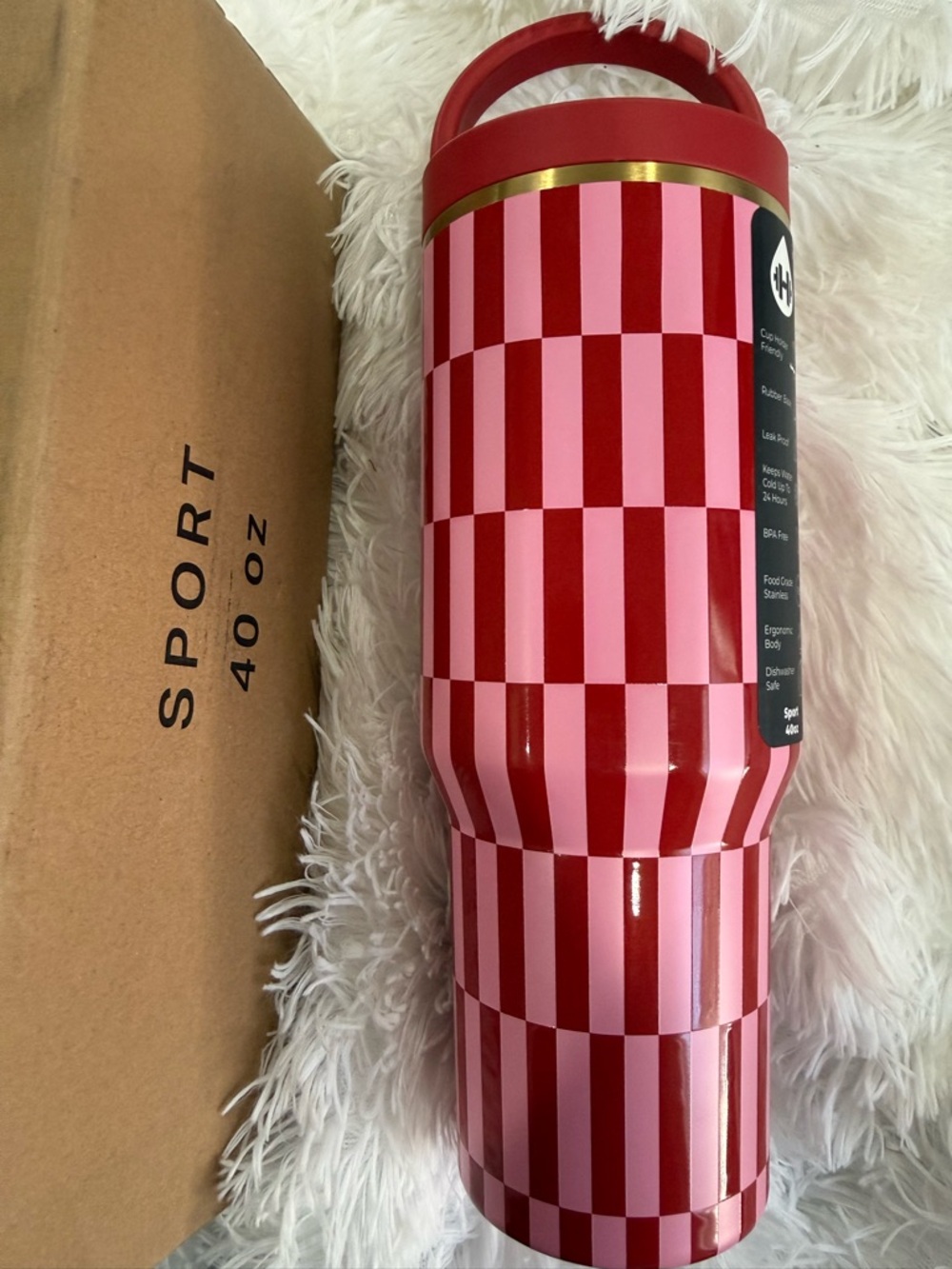 Hydrojug 40 oz sport be mine traveler